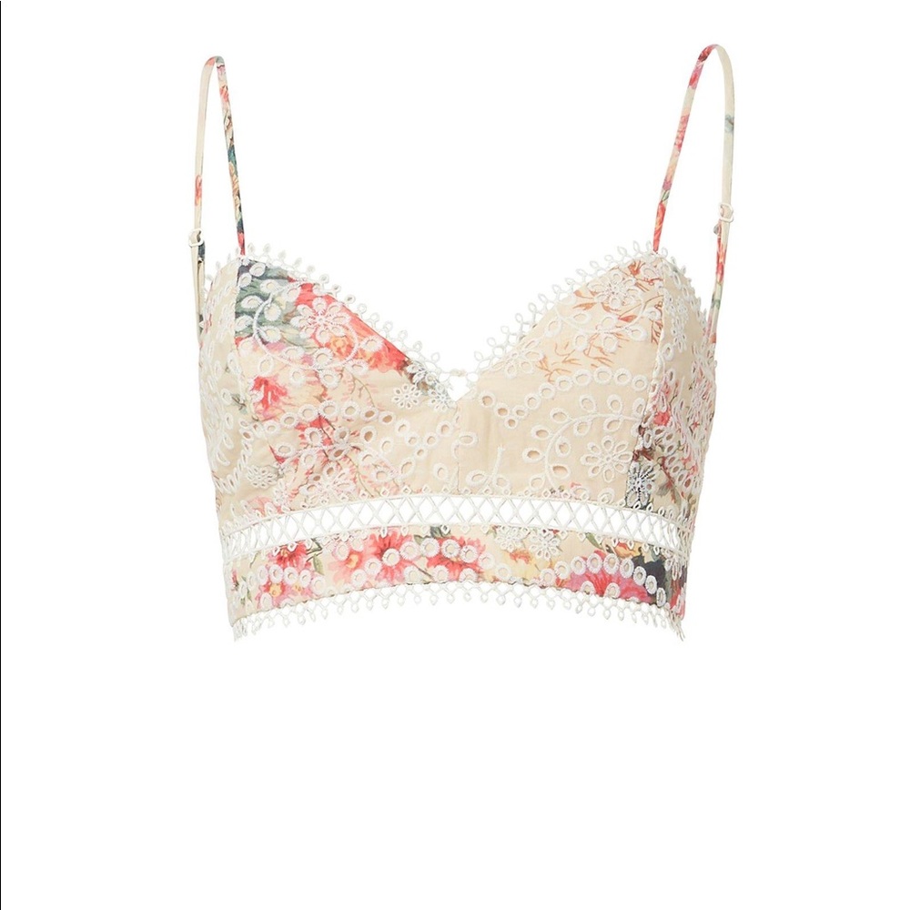 Zimmermann Laelia Diamond Bralette Top